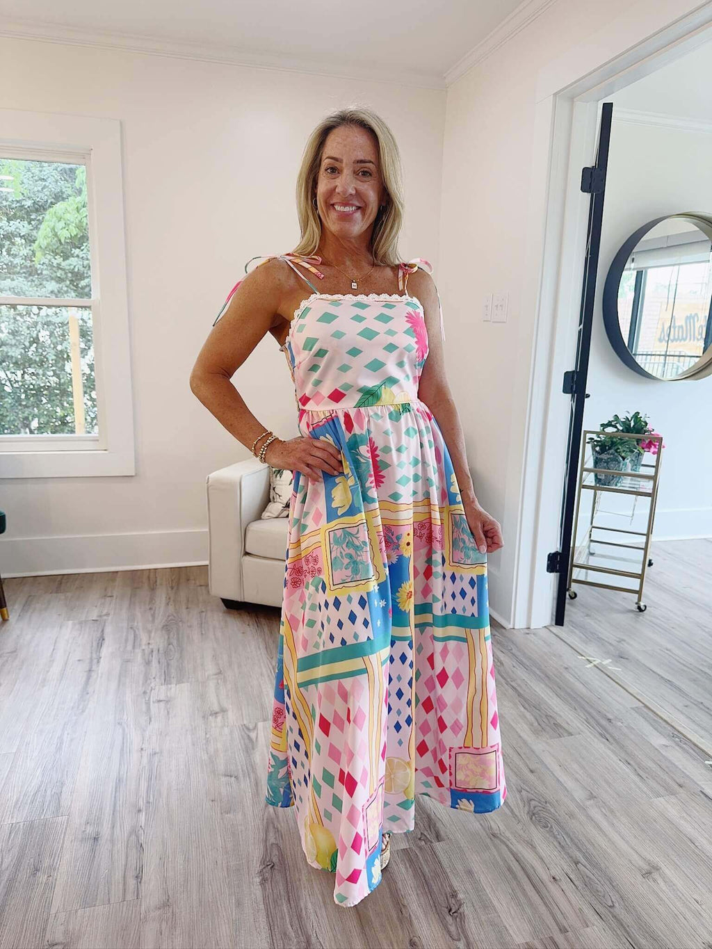 Nathia Multi Print Dress