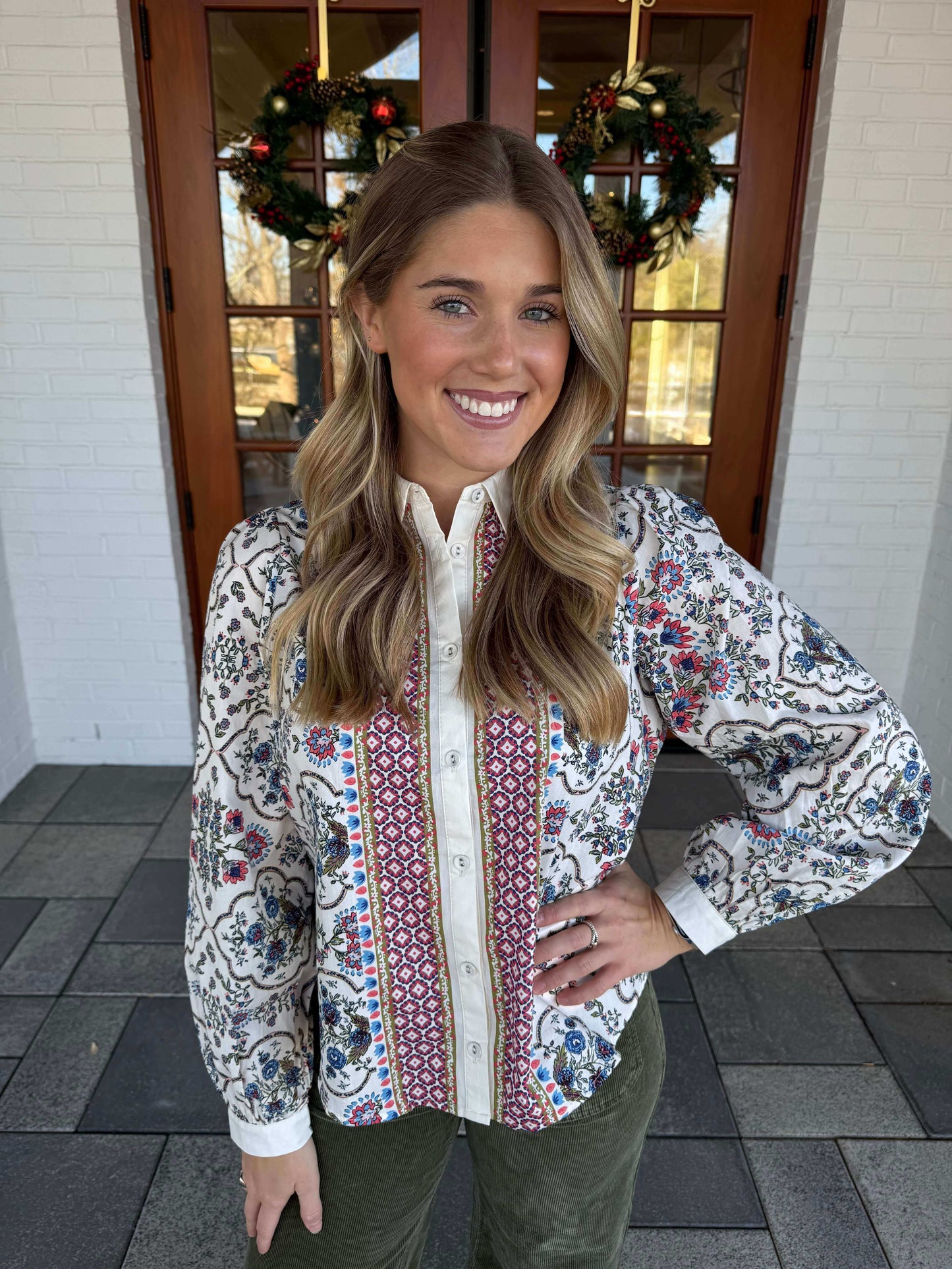 Tanner Print Blouse