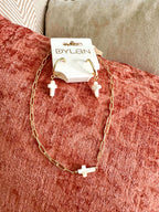 Priva Cross Earrings