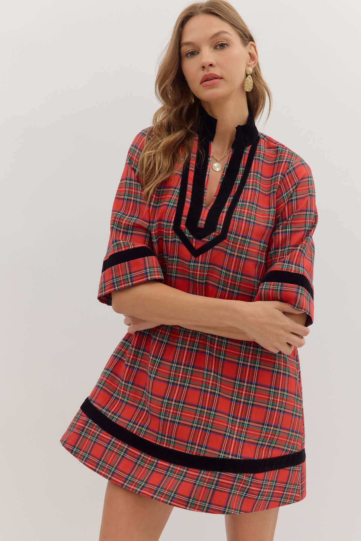 Shannon Plaid Dress