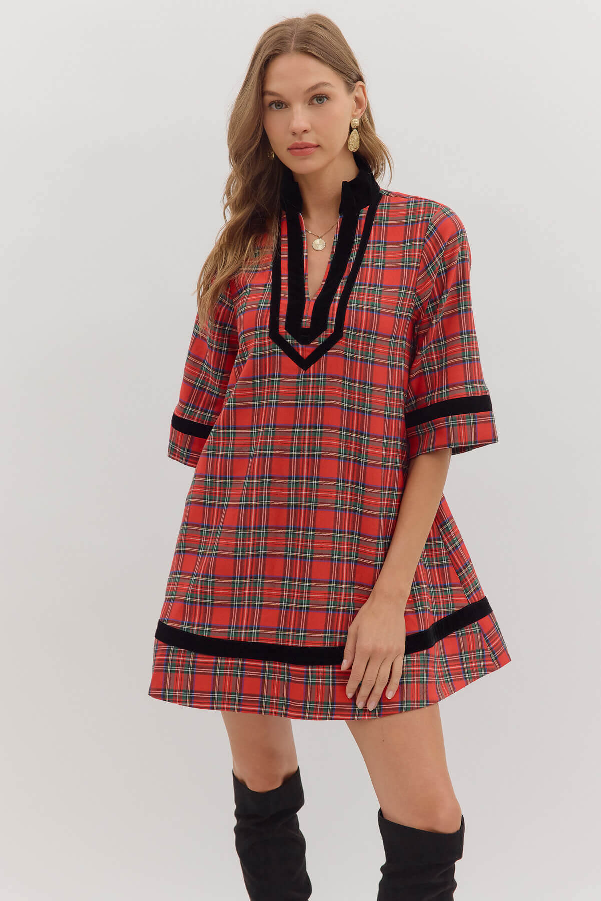 Shannon Plaid Dress