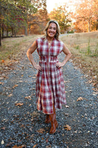 Autumn Tide Smocked Dress