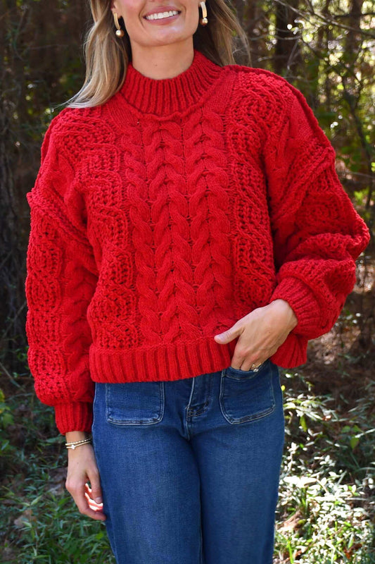Ruby Cable Knit Sweater
