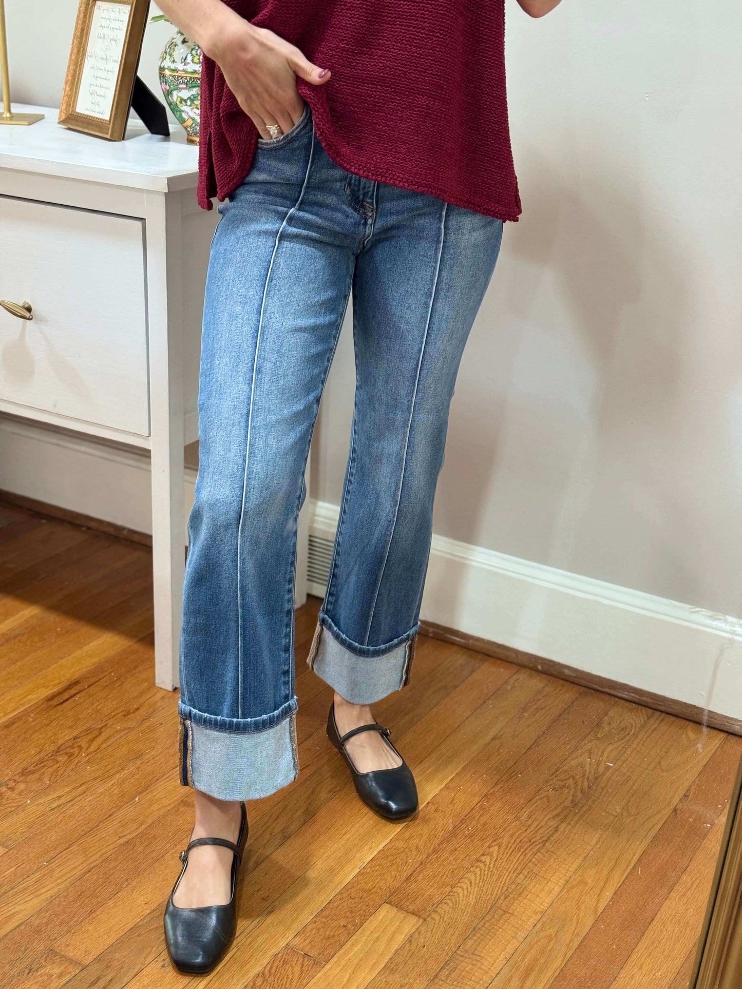 Rebecca Center Seam Jeans