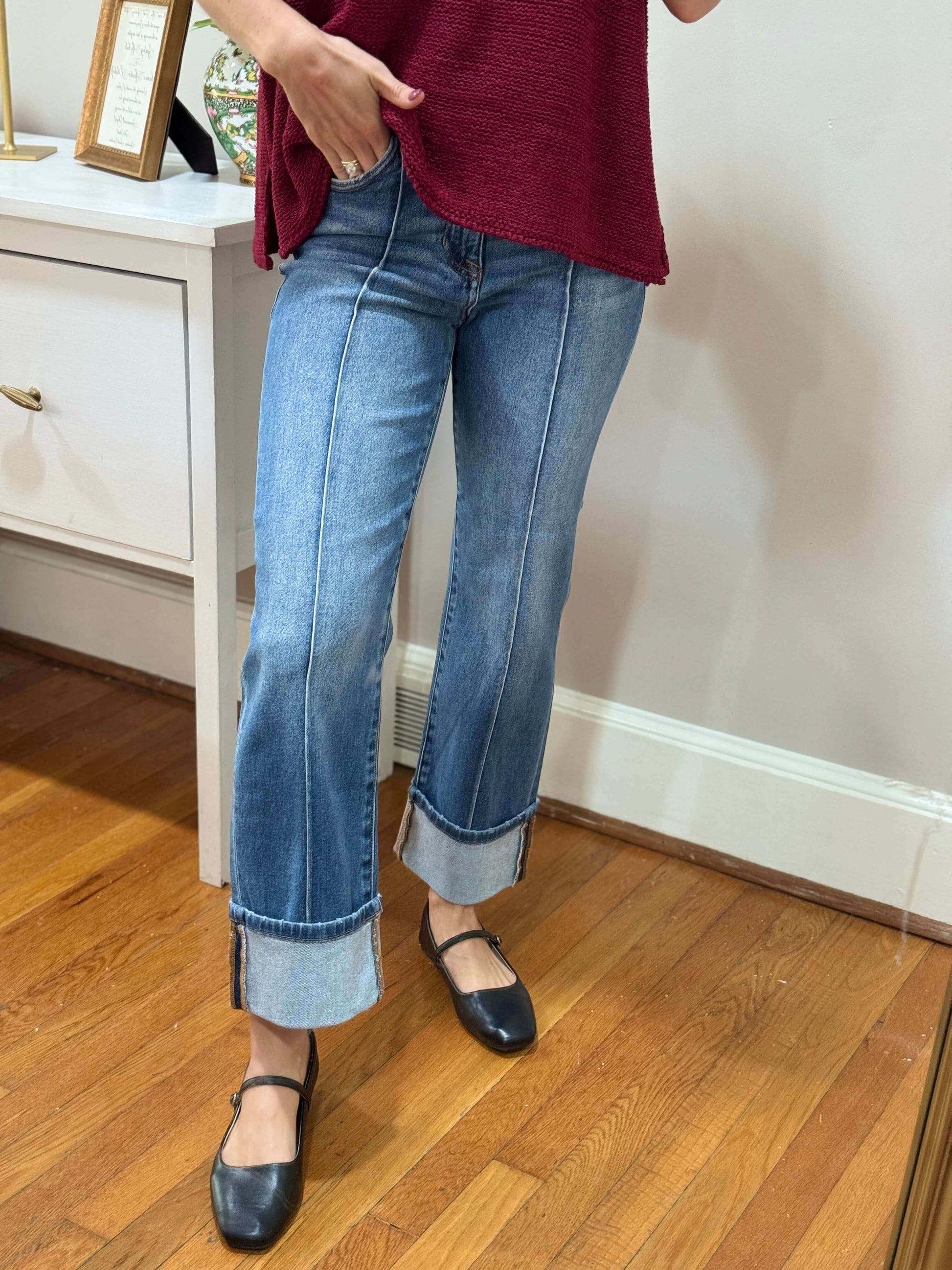 Rebecca Center Seam Jeans