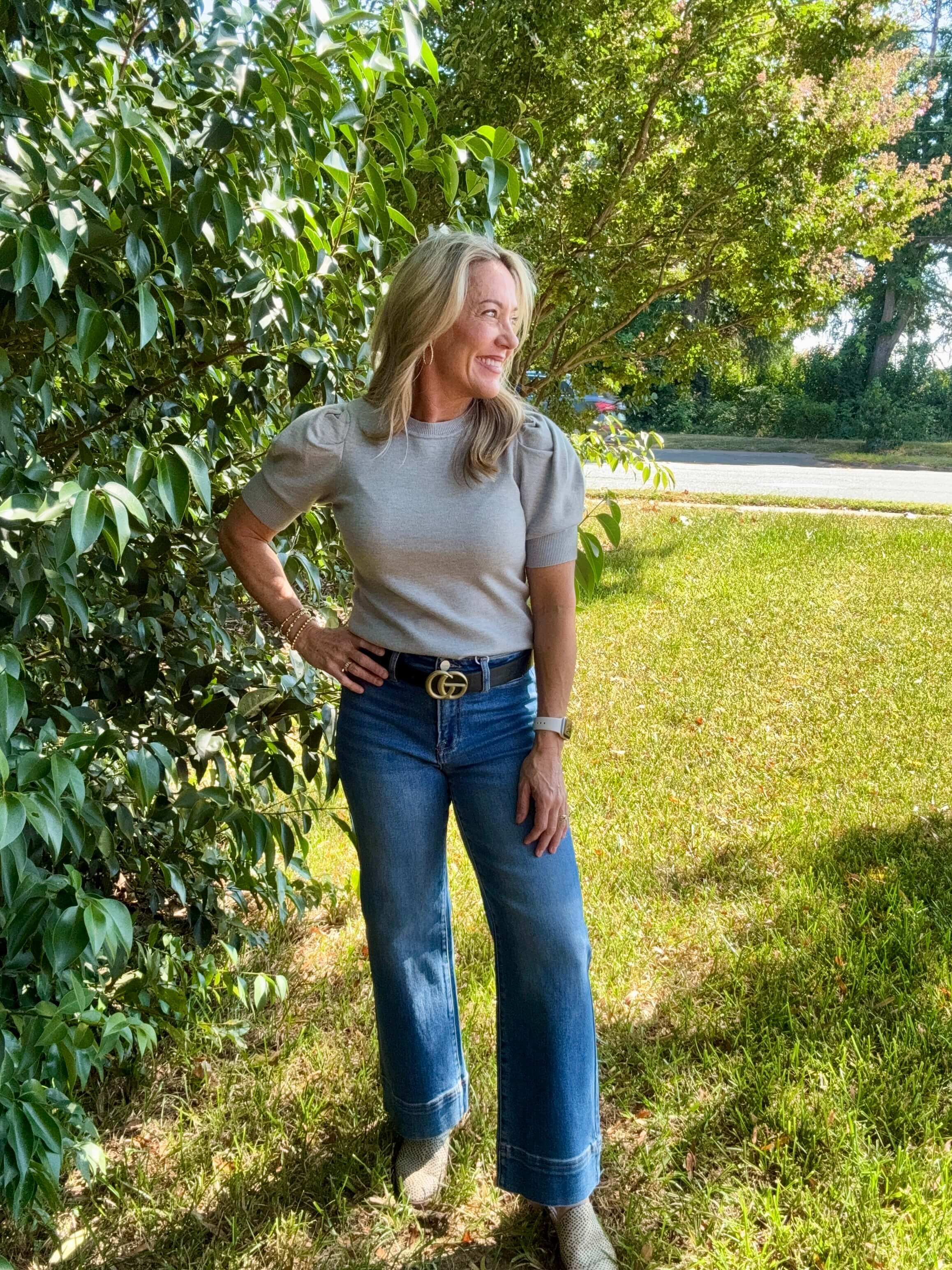 Mindy Wide Cropped Jean