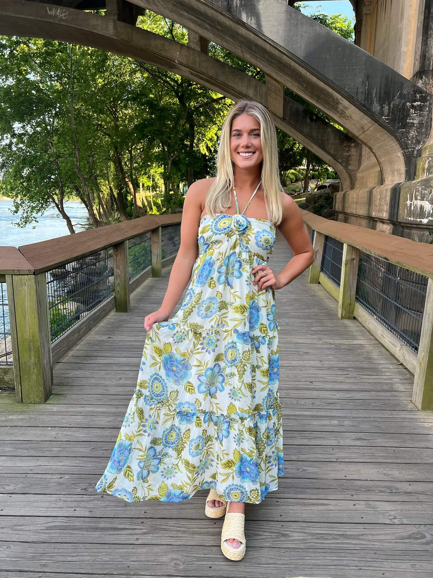 Sea Foam Maxi Dress