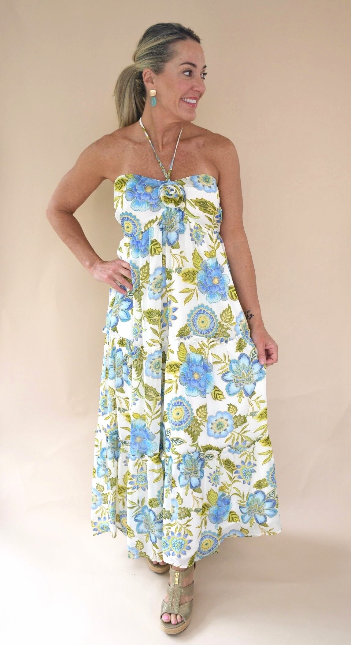 Sea Foam Maxi Dress