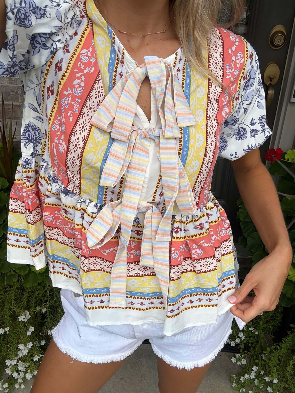 Roslyn Floral Babydoll Top