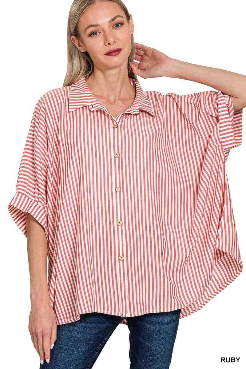 Sutton Stripe Button Down