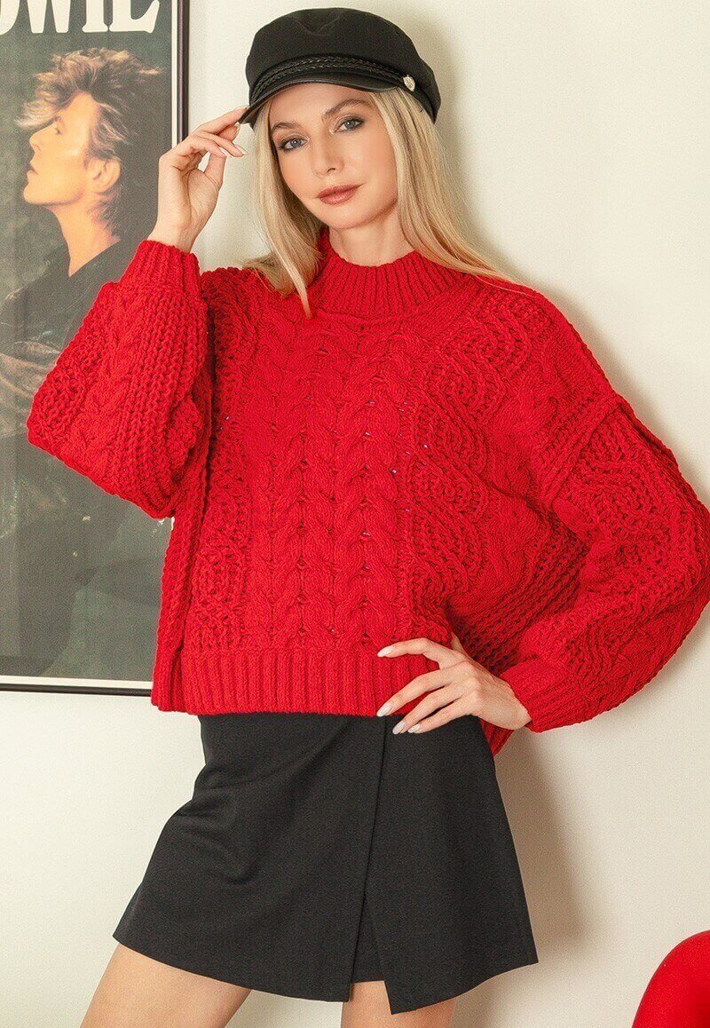 Ruby Cable Knit Sweater