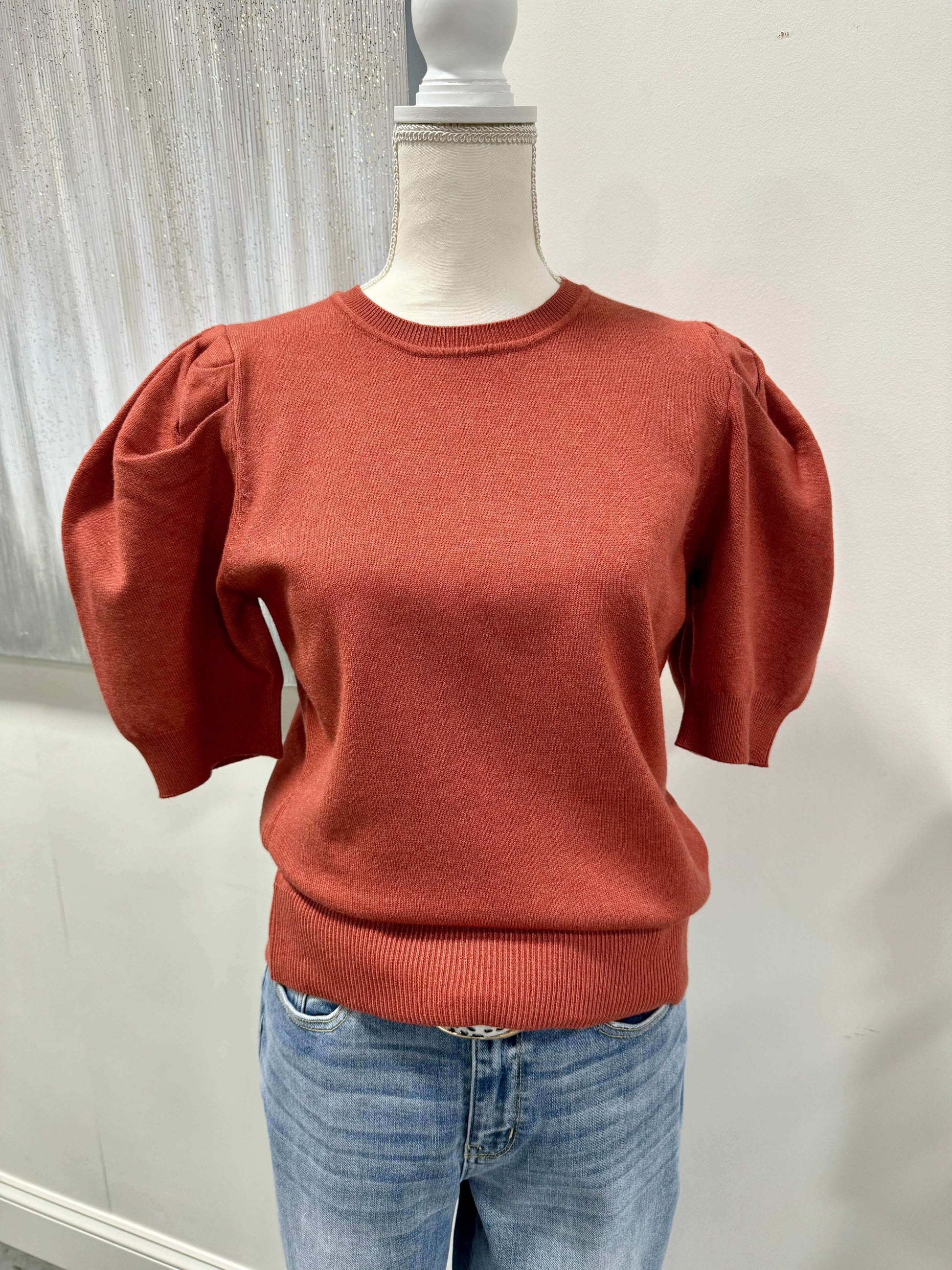 Kari's Puff Shoulder Sweater