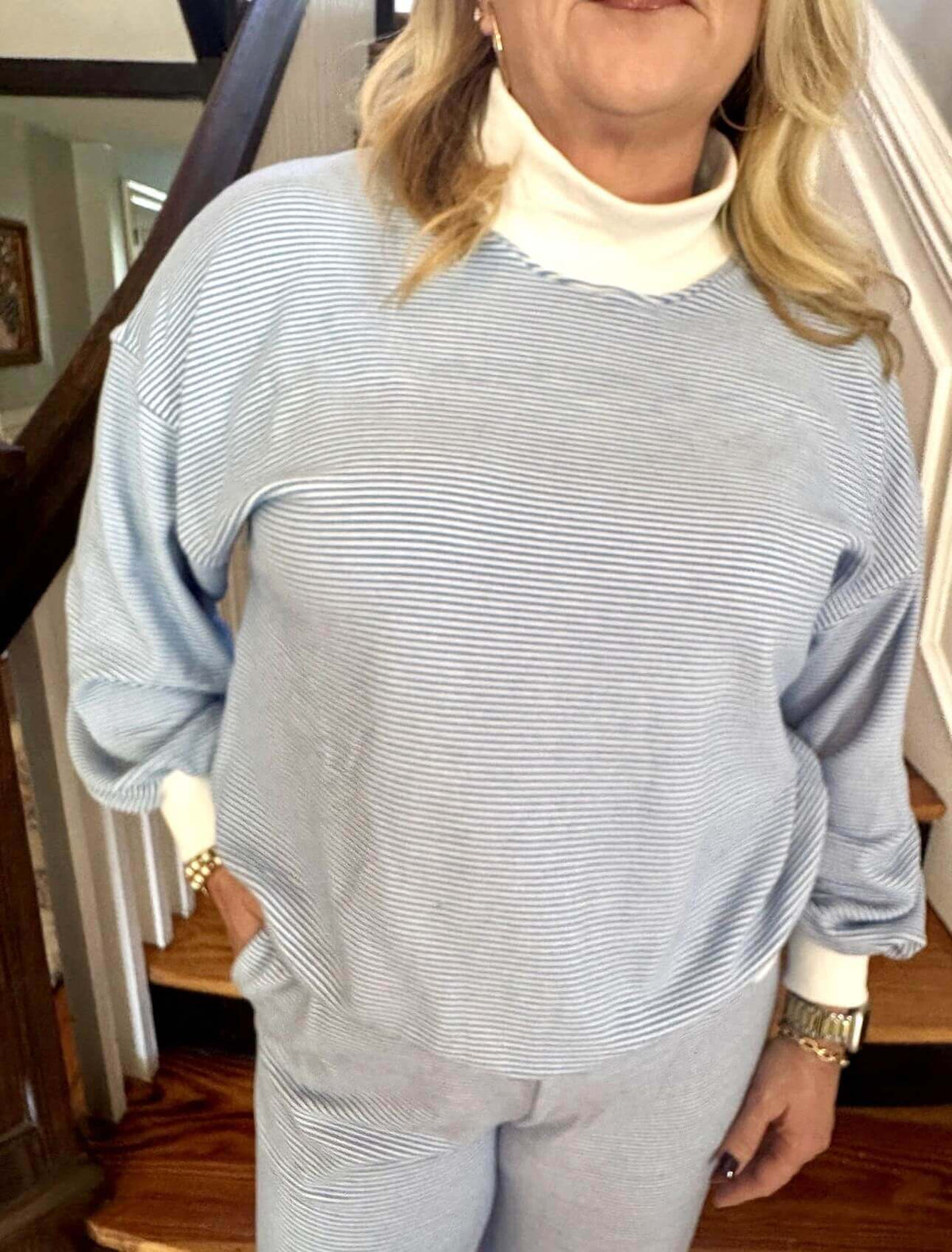 Marah Mock Neck Lounge Set