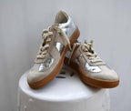 Vera Silver & Tan Sneaker