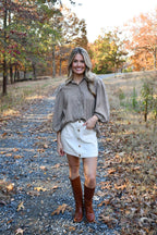 Addison Stripe Button Up Blouse