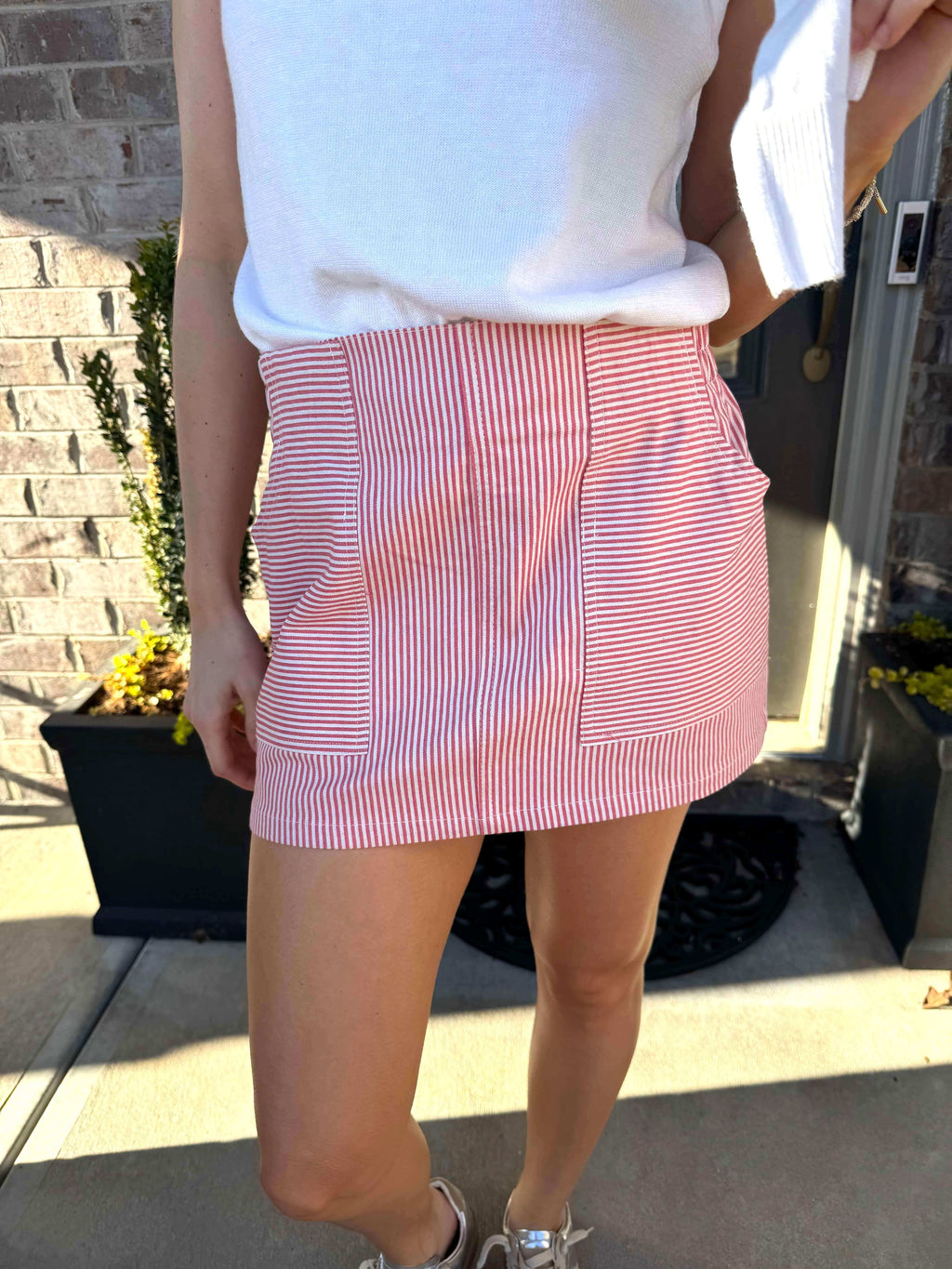 Lindsey Stripe Skort