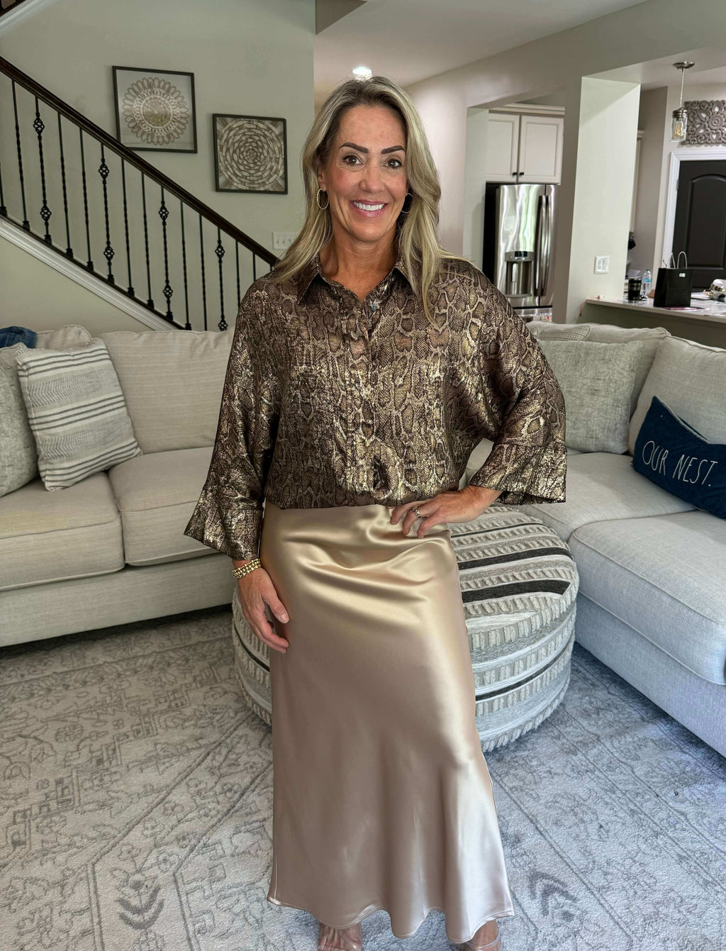 Vera Animal Print Blouse