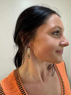 Rhinestone Hoop Earrings