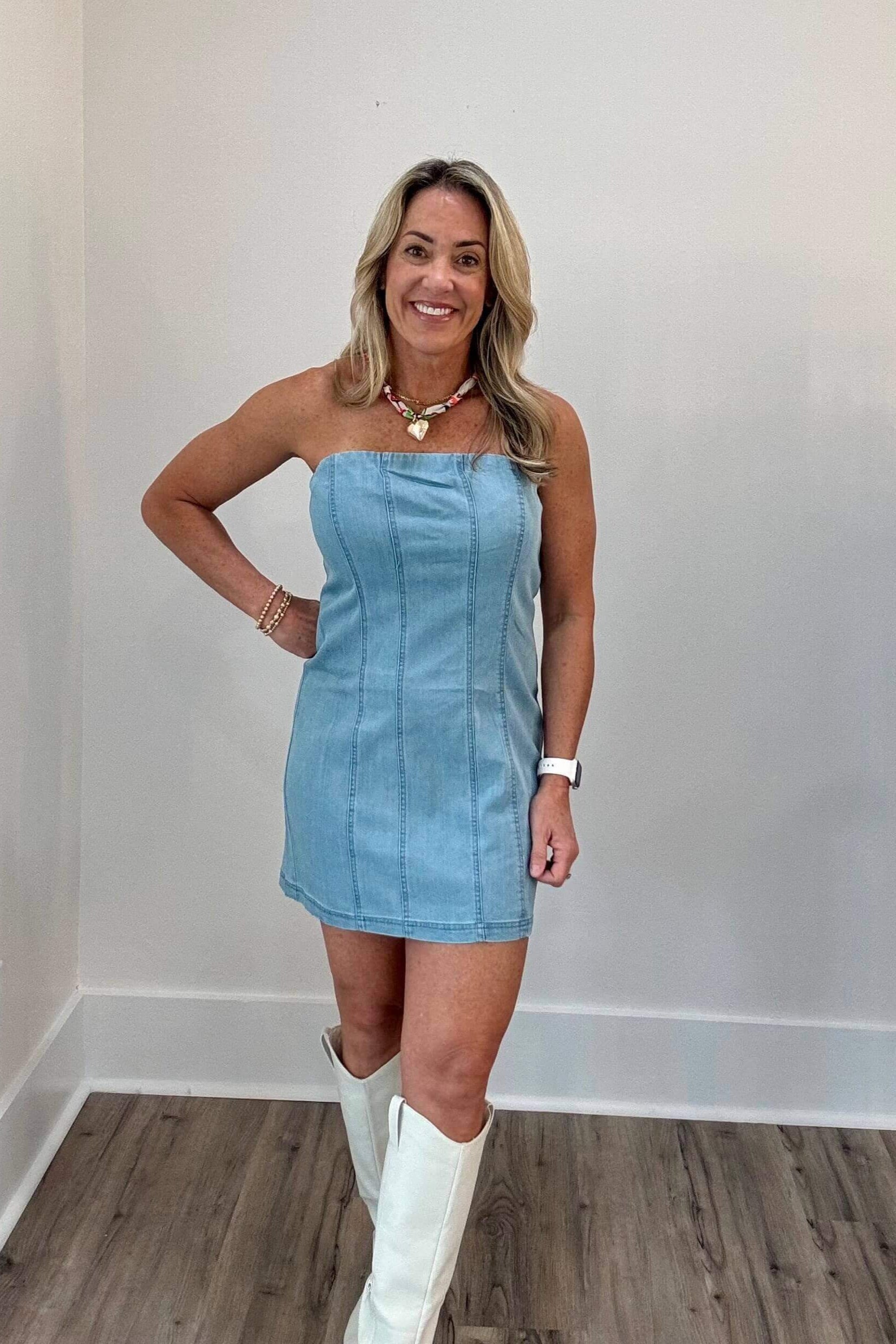 Marah Strapless Mini Dress