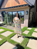 Faith Fruit Print Maxi