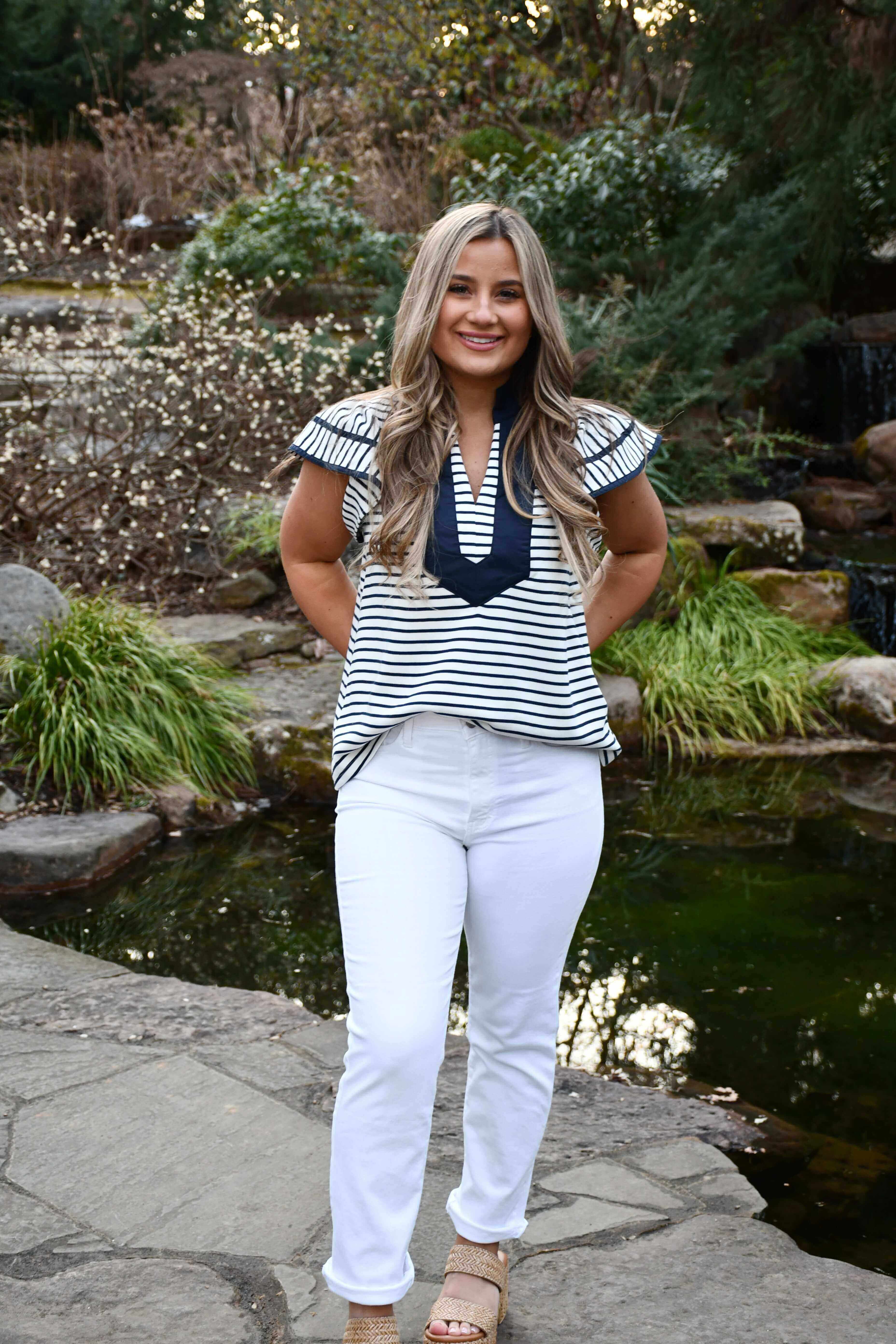 Madison Stripe Blouse