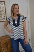 Madison Stripe Blouse