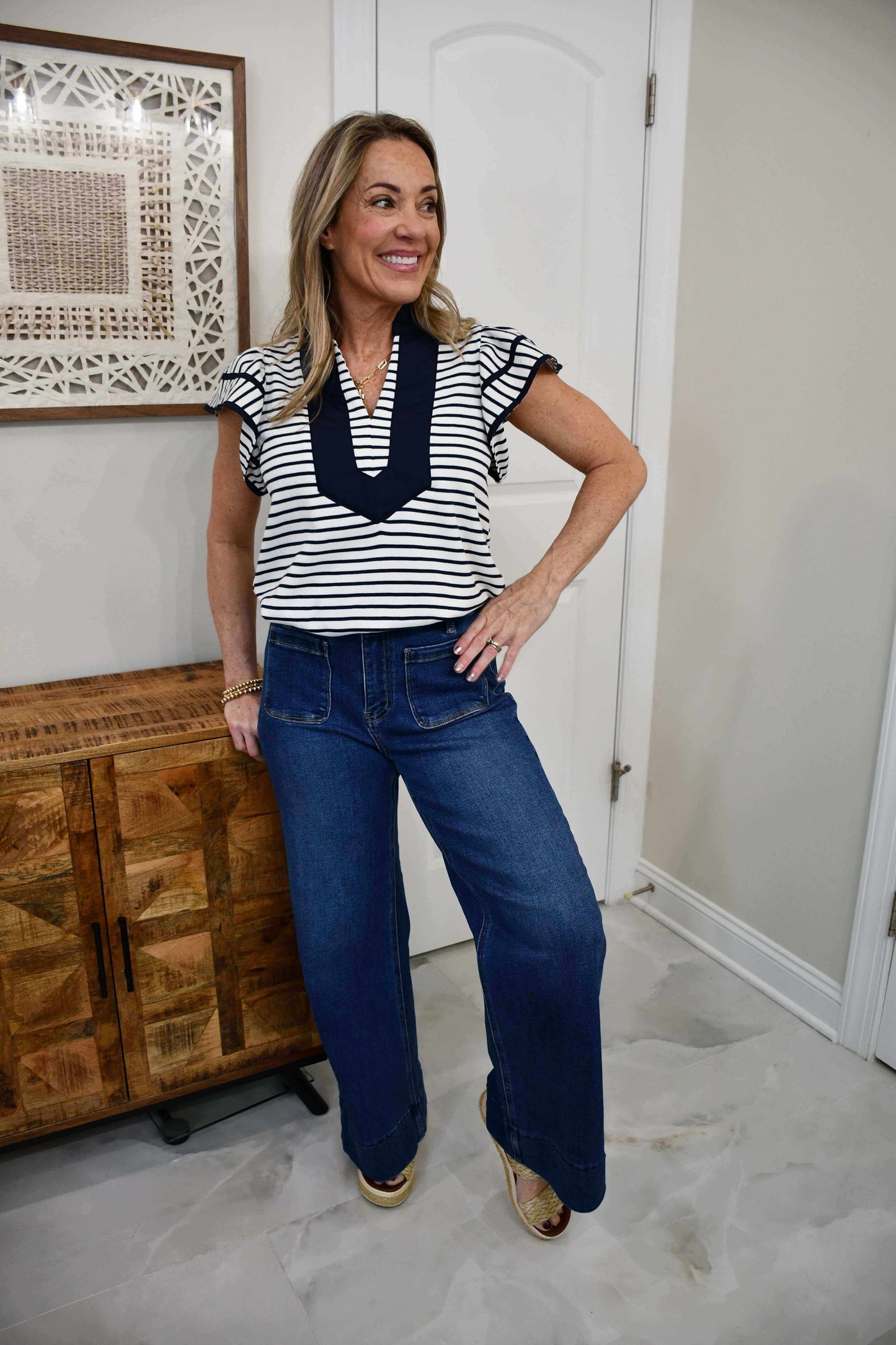 Madison Stripe Blouse