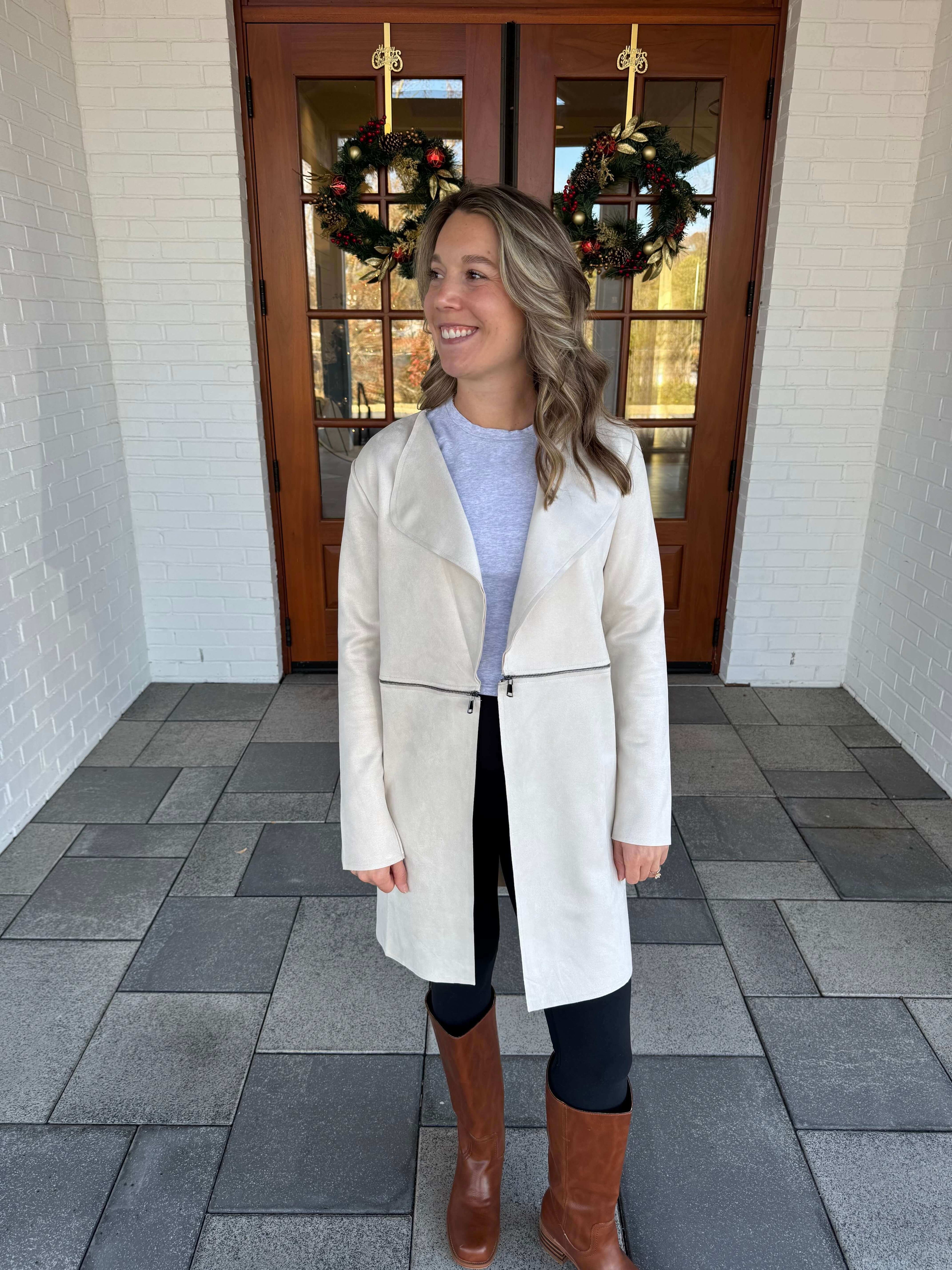 Elizabeth Faux Suede Jacket