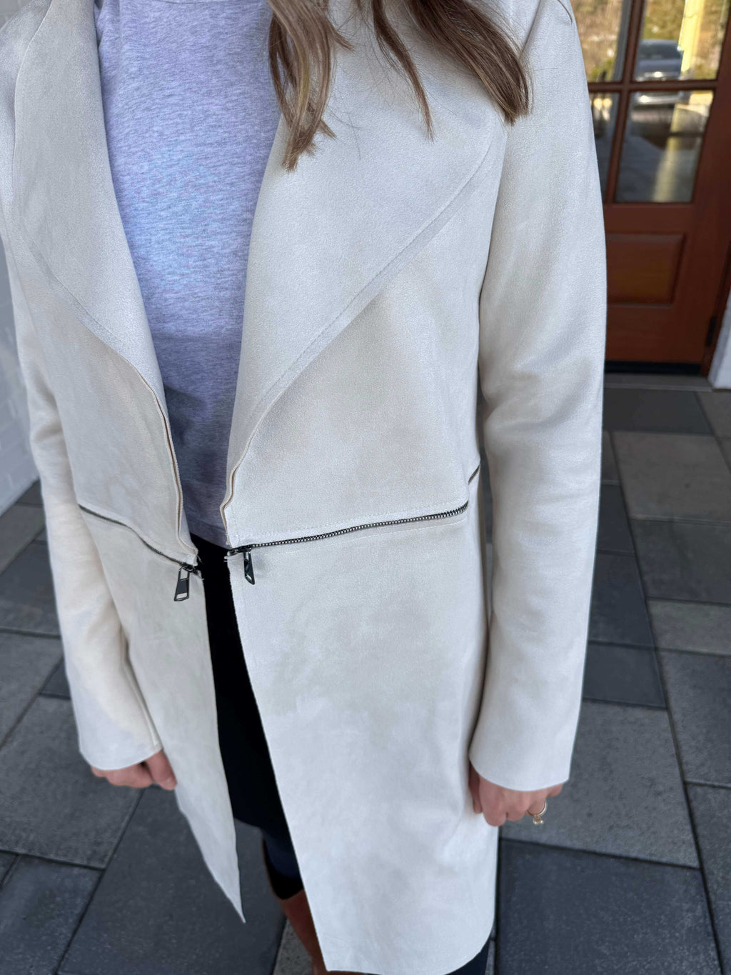 Elizabeth Faux Suede Jacket