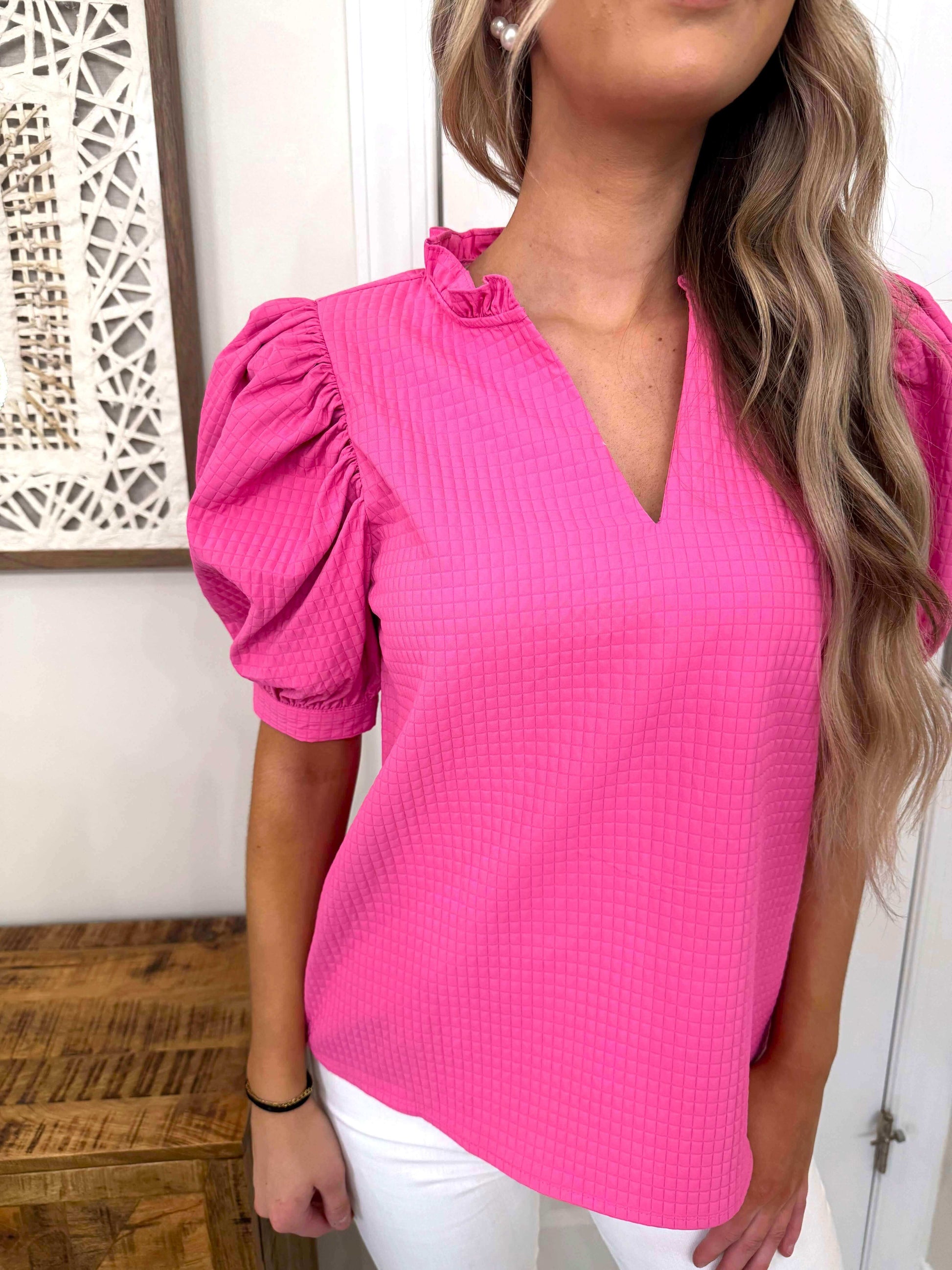 Nicole Prink Blouse