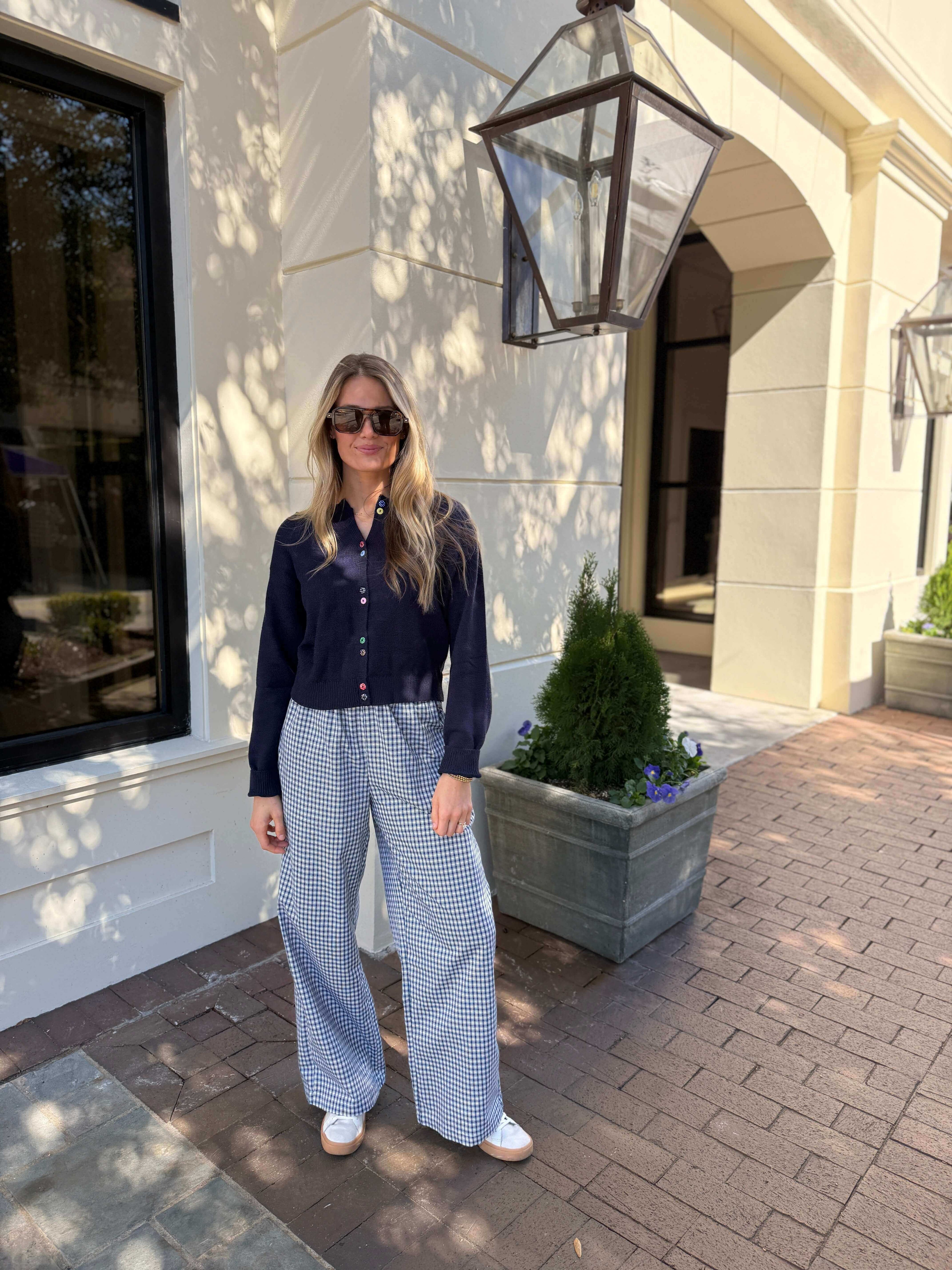 Sandra Navy Cardigan