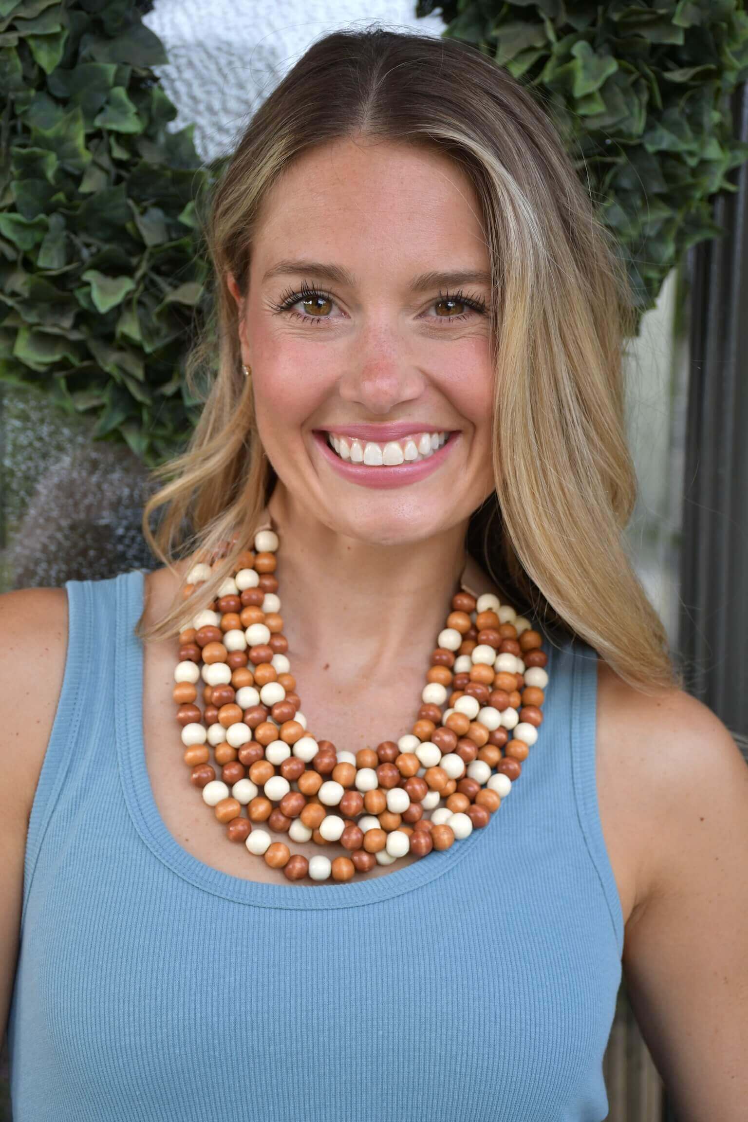 Wood Bead Necklace