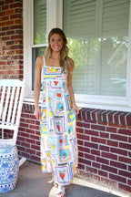 Faith Fruit Print Maxi