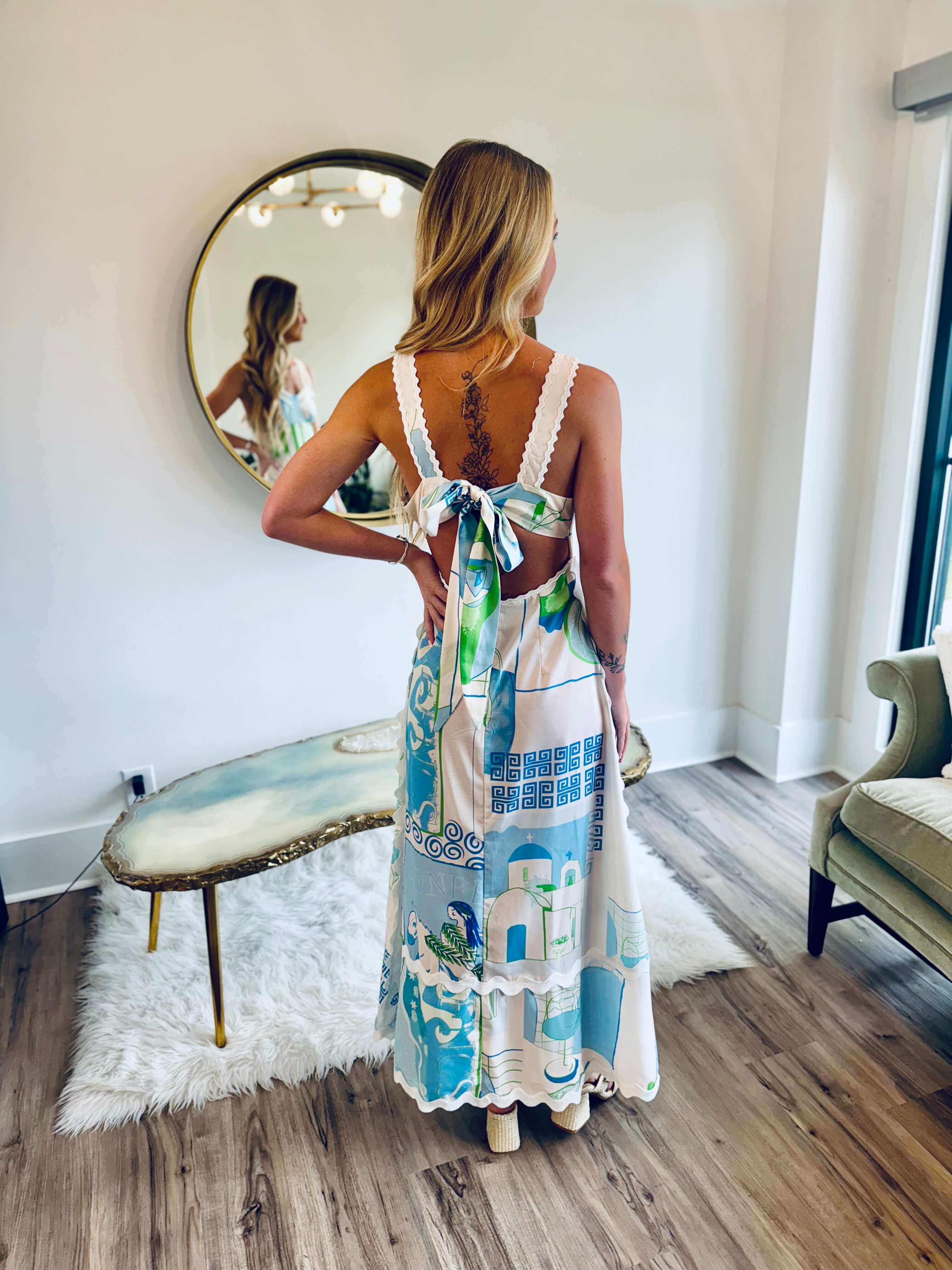 Rachel Tie back Dress