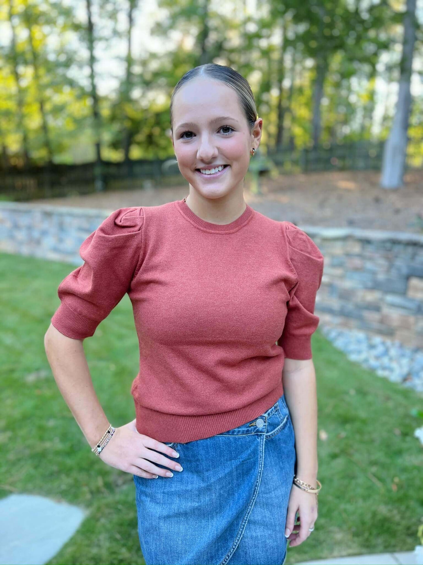 Kari's Puff Shoulder Sweater