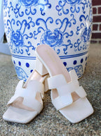 Mia Bone Nude Sandal