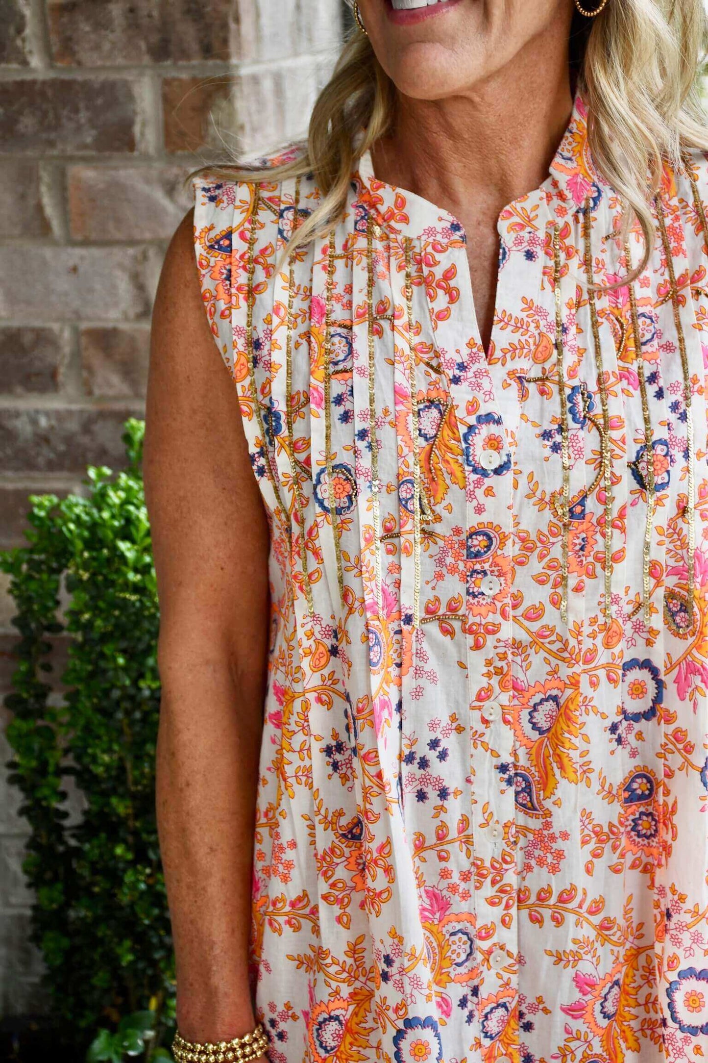 Malerie Print Dress