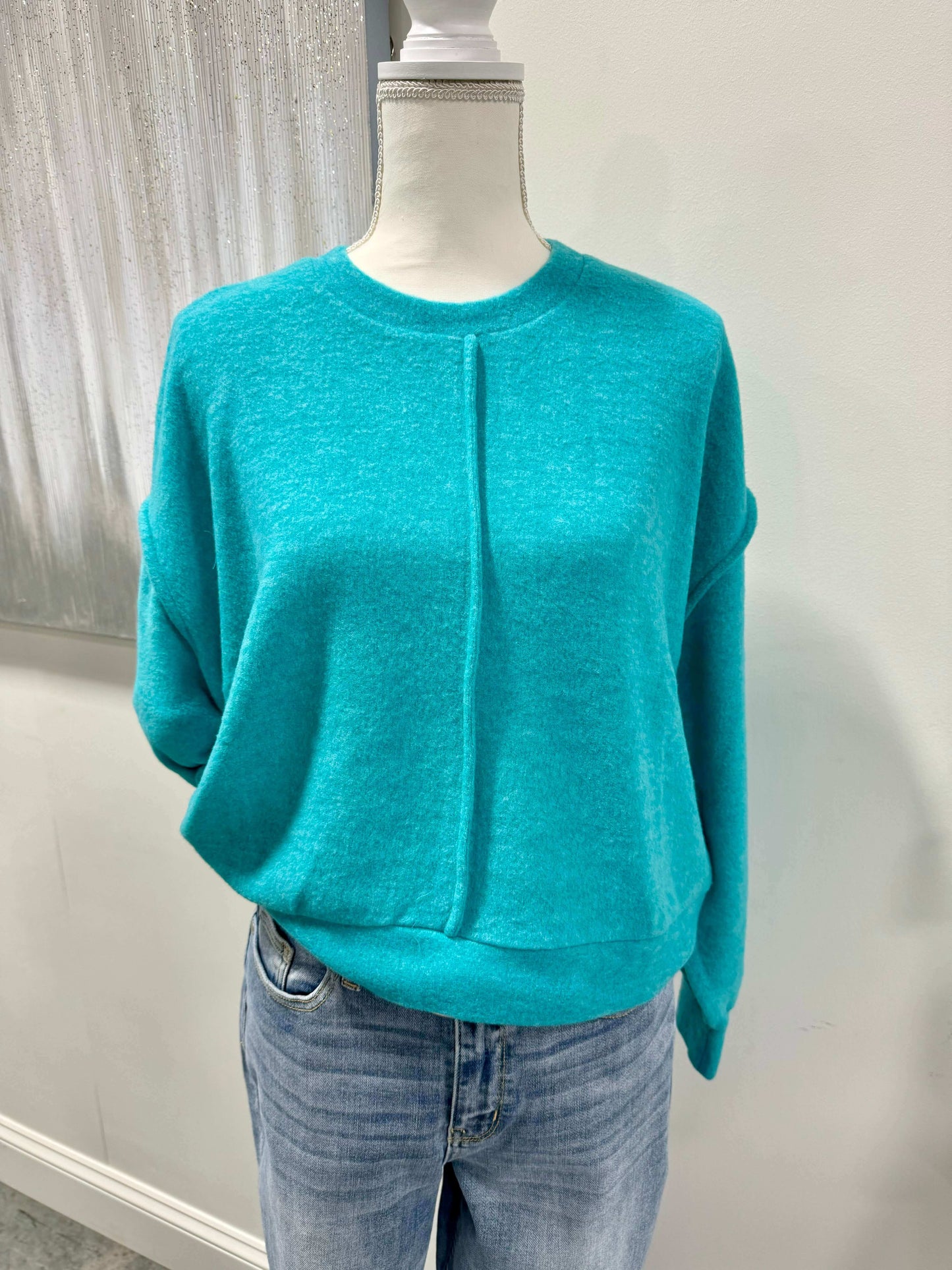 Cal Teal Sweater