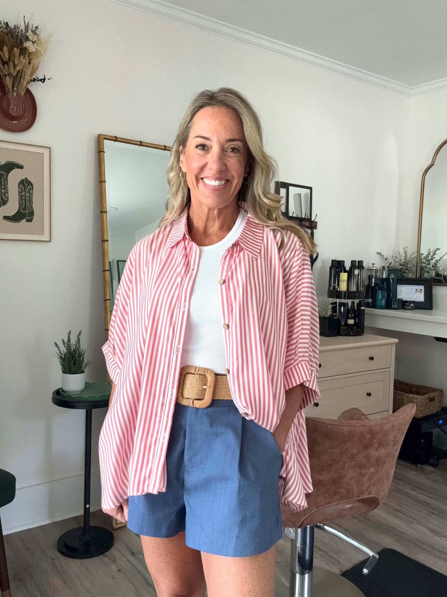 Sutton Stripe Button Down