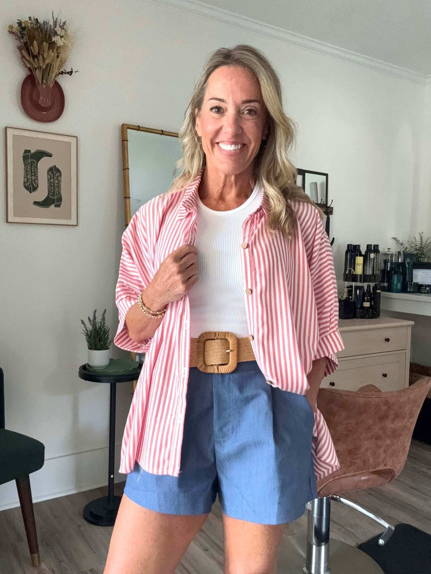 Sutton Stripe Button Down