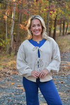 Rachel Oatmeal Cardigan