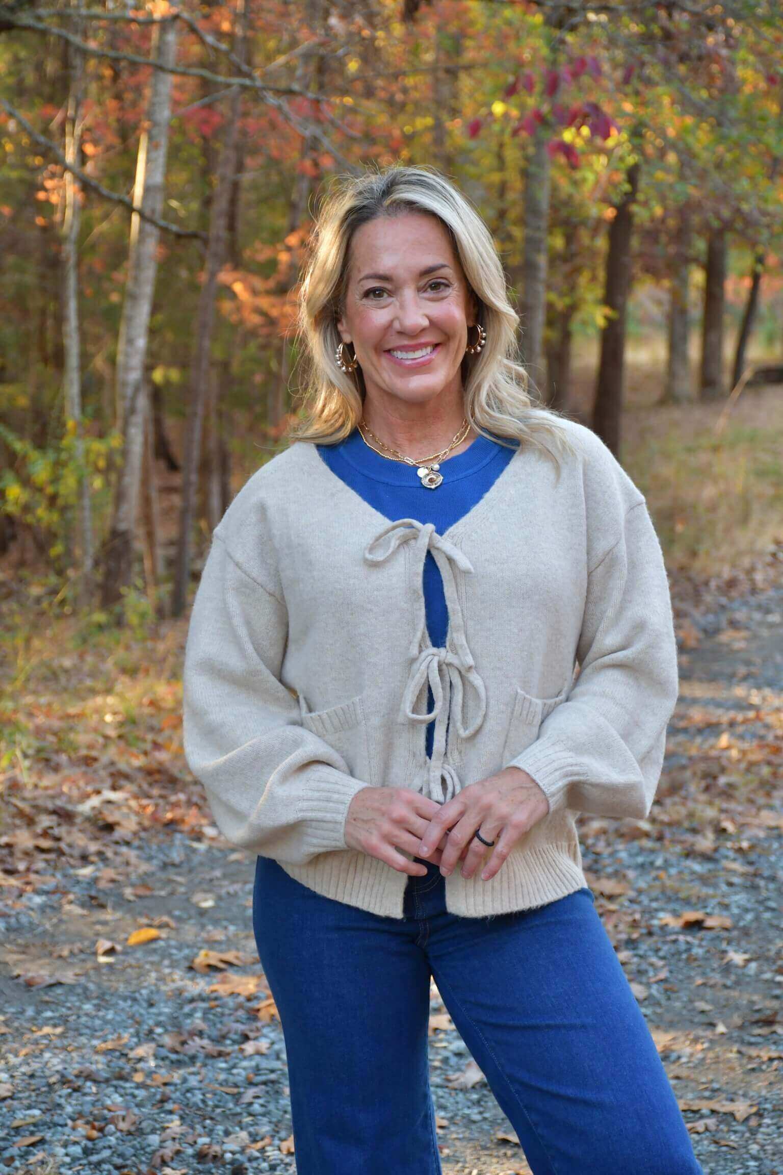 Rachel Oatmeal Cardigan