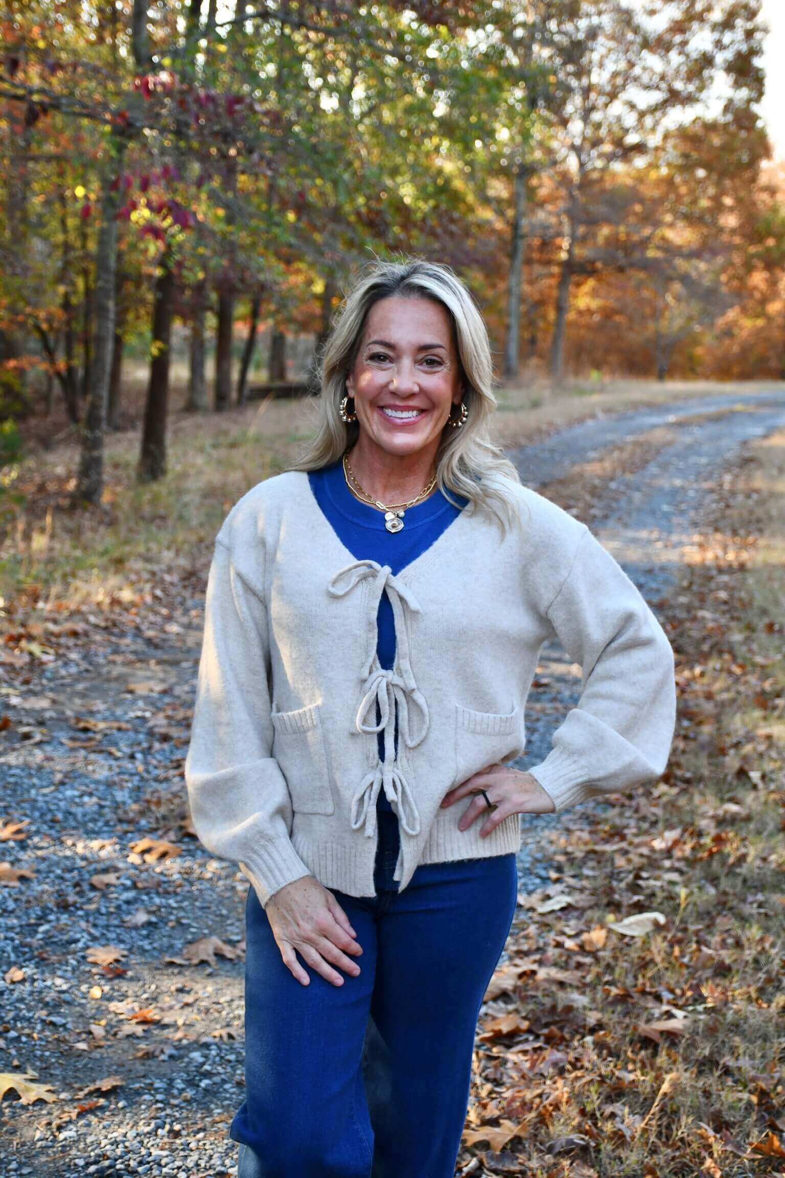 Rachel Oatmeal Cardigan