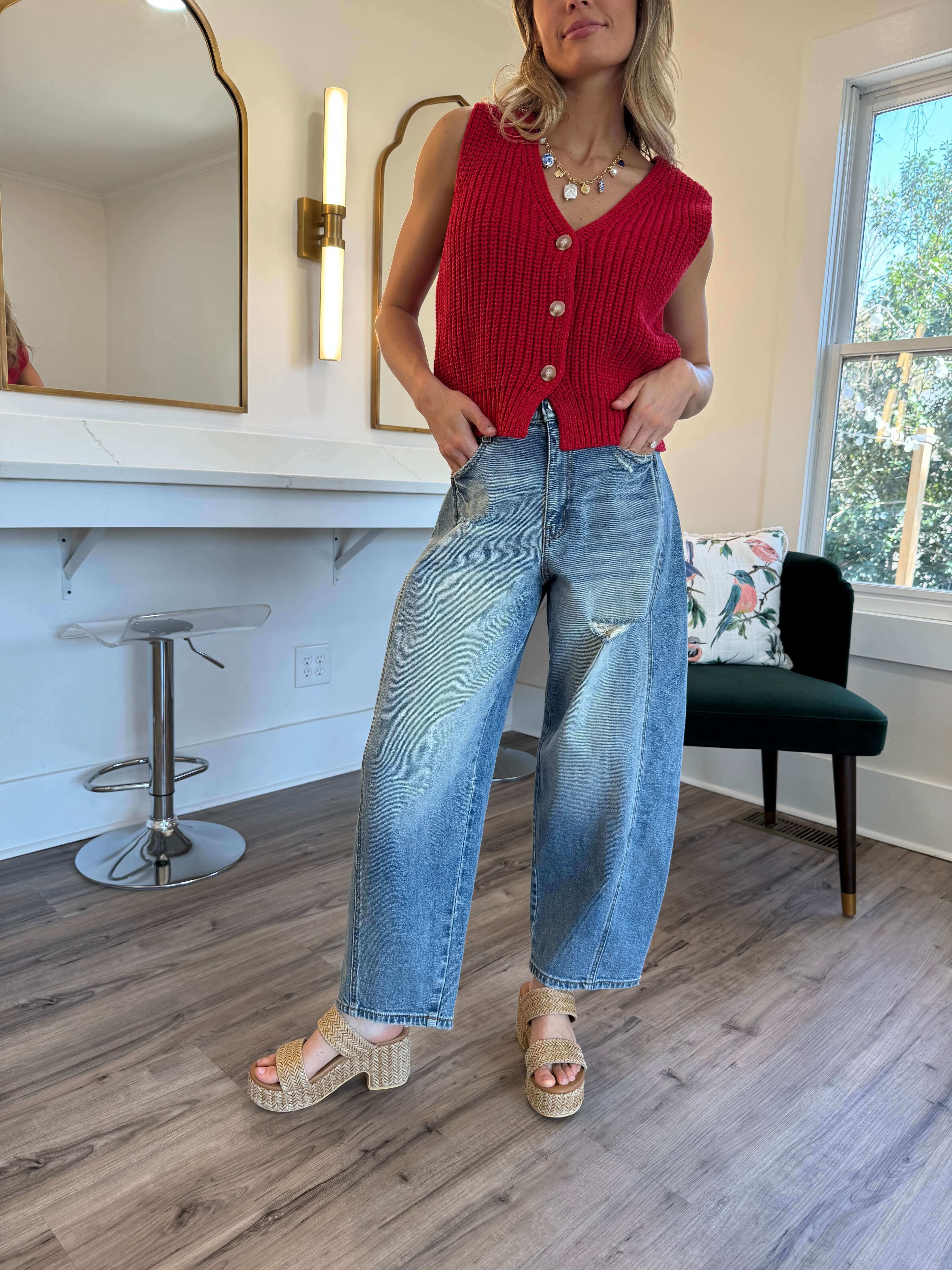 Kate Barrel Jeans- Light Denim