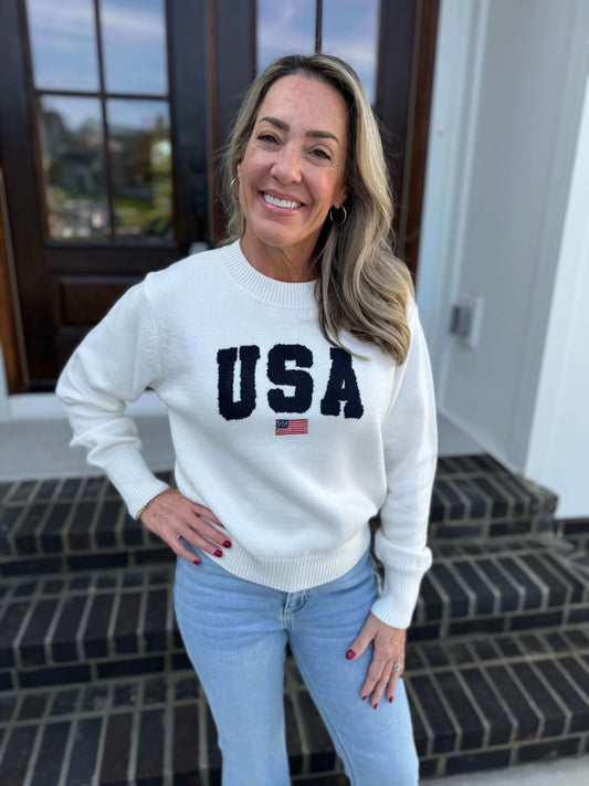 USA Logo Sweater