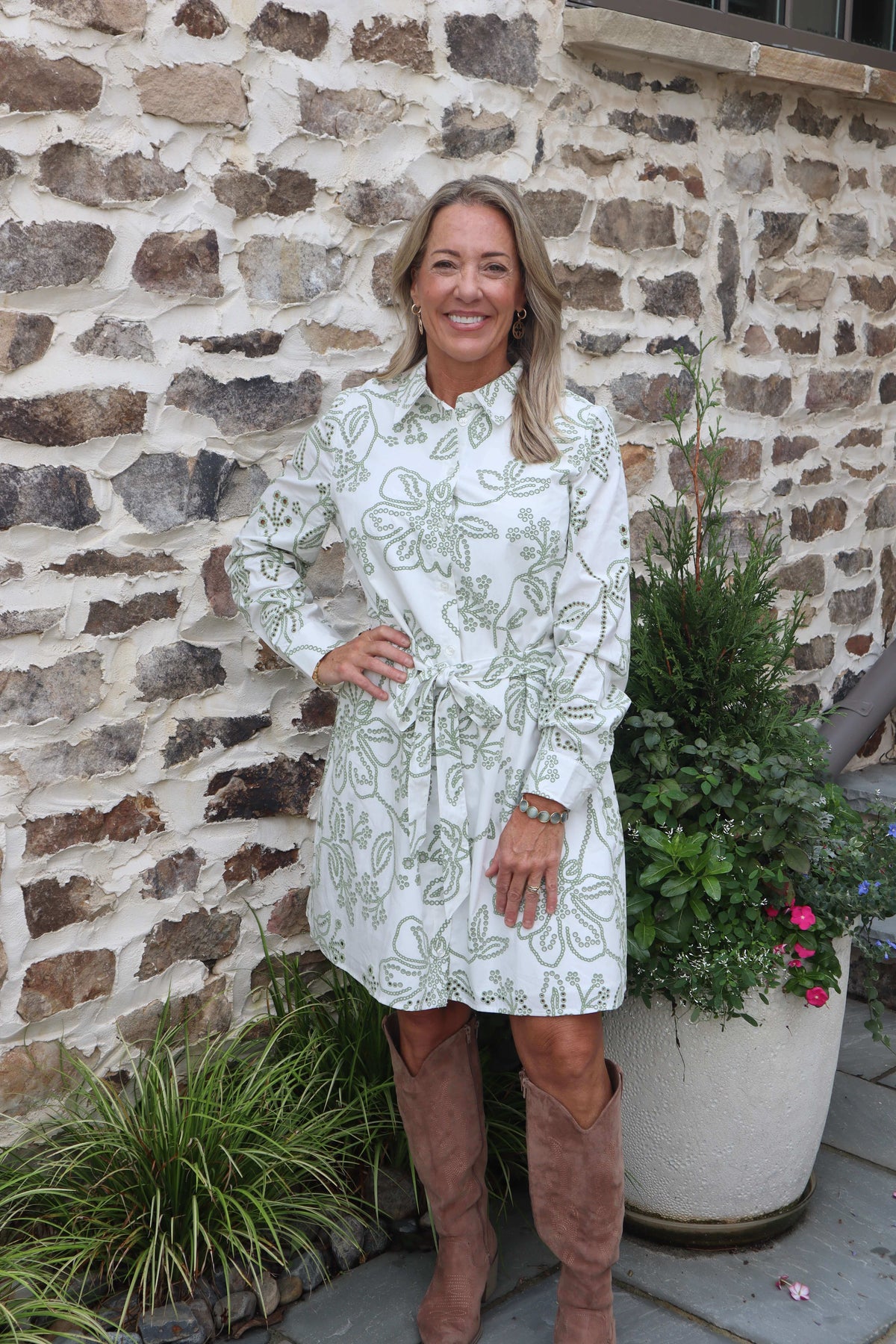 Sarah Lacecap Dress
