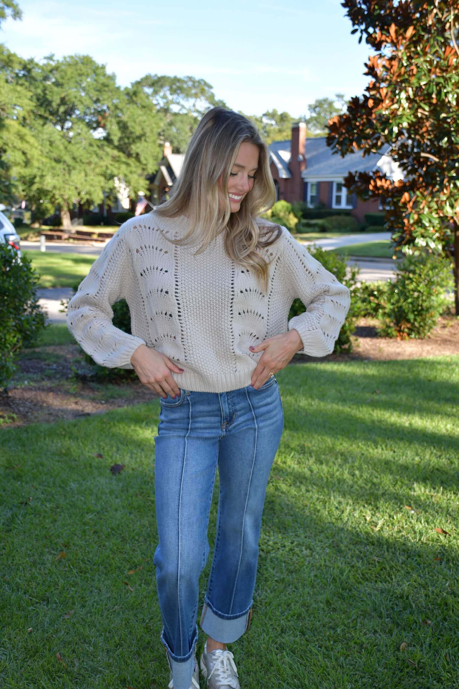 Brandi Crochet Sweater